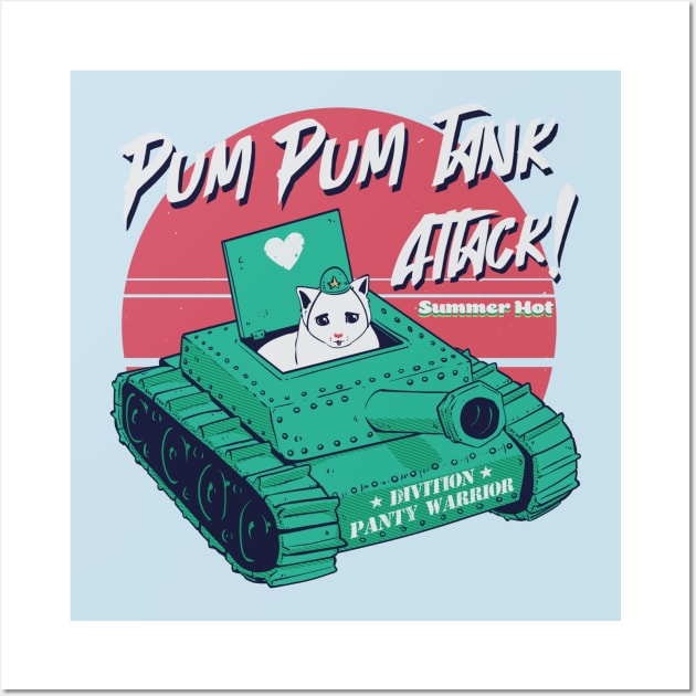 Pum Pum Tank Wall Art by MeFO